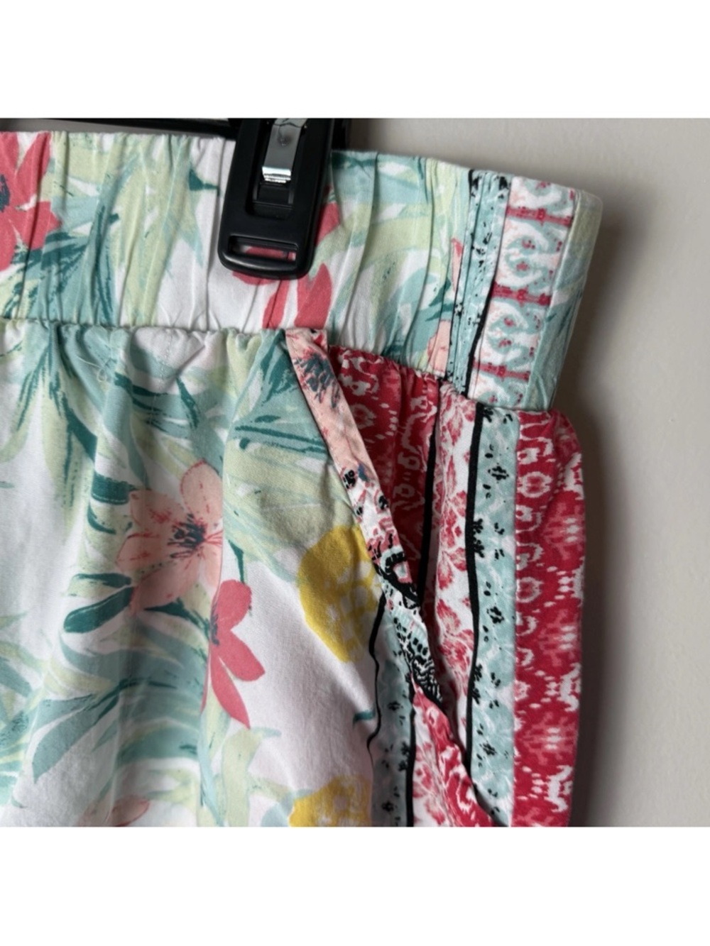 Sleep by Cacique Women's Pajama Lounge Pants Size 18 20 Wide Leg Tropical Floral - Picture 4 of 7